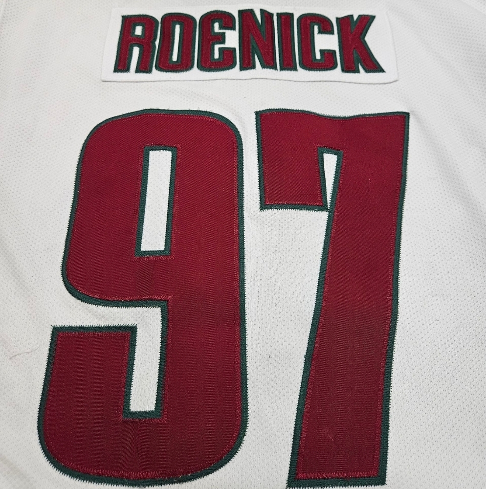 Vintage 1990s Starter Phoenix Coyotes Jeremy Roenick Kachina Jersey – Size L - Picture 8 of 10